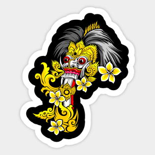 Barong Of Indonesia Culture Sticker